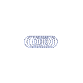 shim ring set for axial positioning calibration