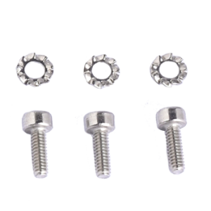 Set of M2x4mm screws for precise encoder assembly.