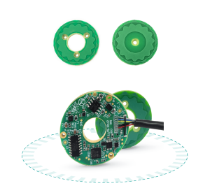 The VLP-35 small absolute encoder delivers 17-19 bit resolution and ±0.035° accuracy. Absolute Rotary Encoder VLP35