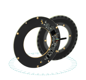 Absolute encoder disk VLS-100 with up to 22-bit resolution and ±0.006° accuracy. Absolute Rotary Encoder VLS100