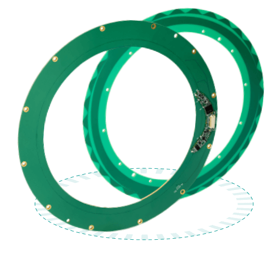 22-bit encoder VLX-247 – hollow shaft design, reduced inertia, high dynamics and precision. Absolute Rotary Encoder VLX247