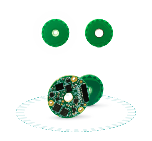 Ultra Accuracy Encoders VLX-25, compact rotary sensor with 0.025° precision. Absolute Rotary Encoder הךס25