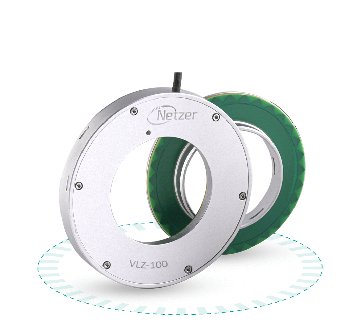 Absolute angle encoder with 26-bit resolution and ±0.001° accuracy. Compact, hollow-shaft absolute angle sensor for demanding applications.